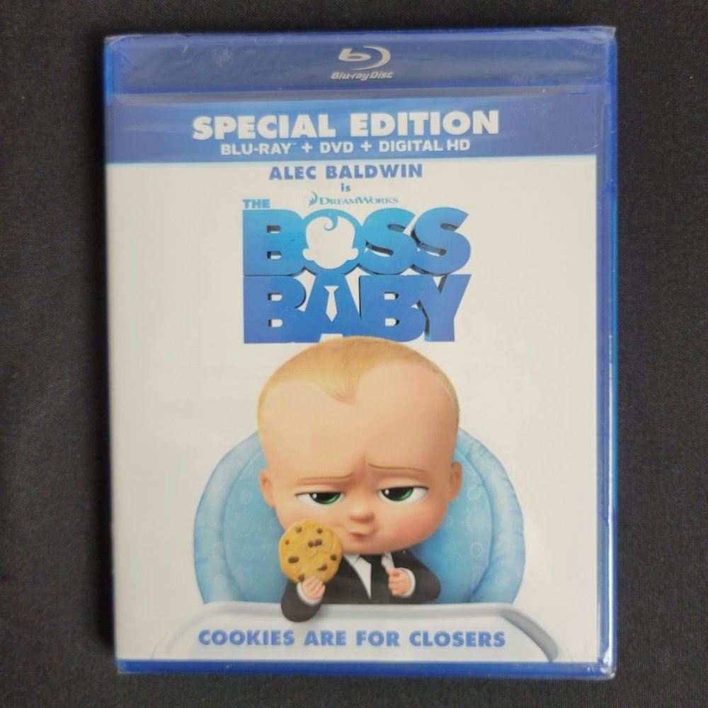 The Boss Baby BLU-RAY - NEW - sealed in shrinkwrap